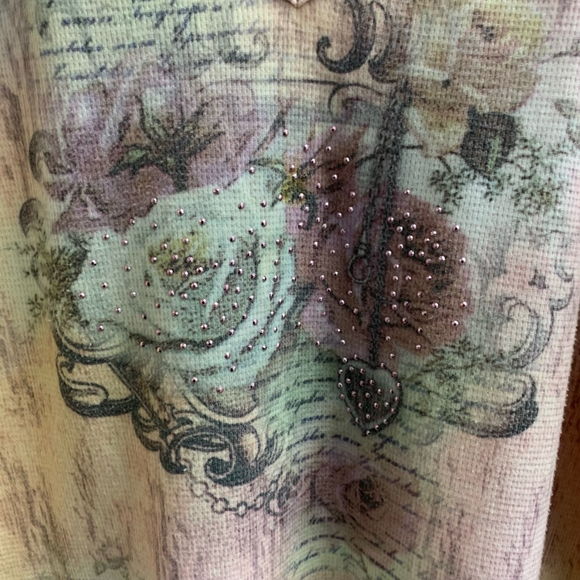 B03-Women's Unity World Wear Blouse, 1X, Pink VTG vintage - Picture 2 of 6